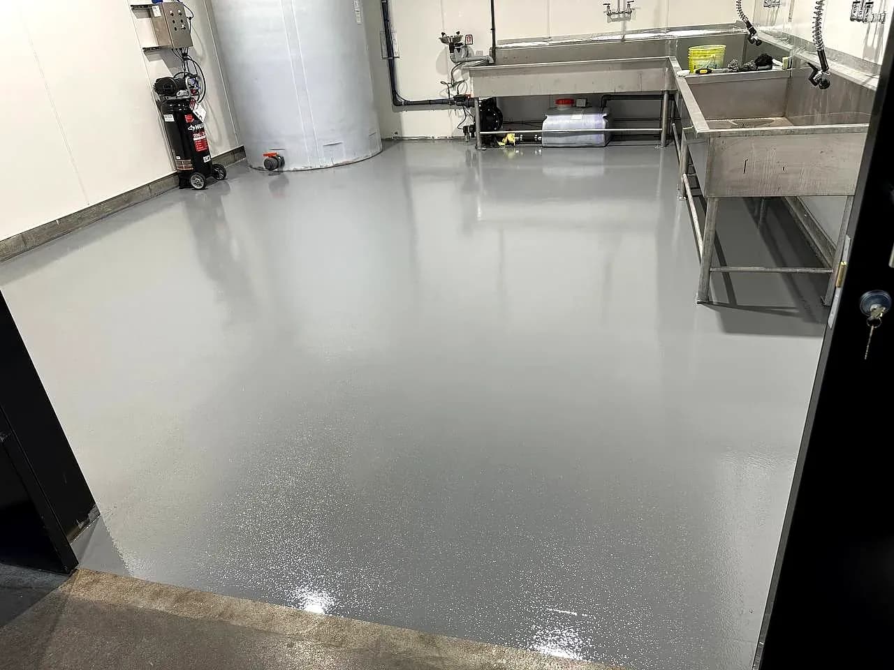Mechanical room floor, a industrial project by Lunex
